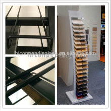 Metal Material Customized Stone Sample Floor Display Granite Stone Tile Display Rack For Stores Or Showroom